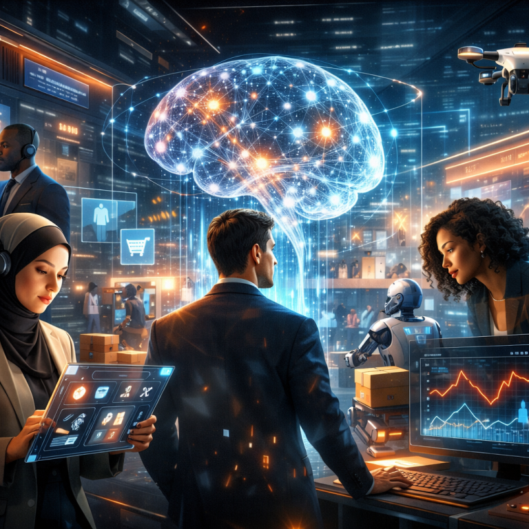 Üretken Yapay Zeka ile E-ticaret Dönüşümü: 2026 Trendleri ve Başarı Örnekleri - yapay-zeka-uretken-yapay-zeka-ve-makine-