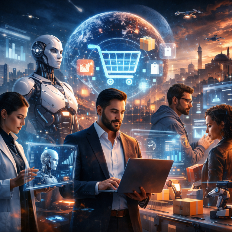 Üretken Yapay Zeka ile E-Ticaret Dönüşümü: 2026'da Hangi Araçlar Öne Çıkıyor? - yapay-zeka-uretken-yapay-zeka-ve-makine-